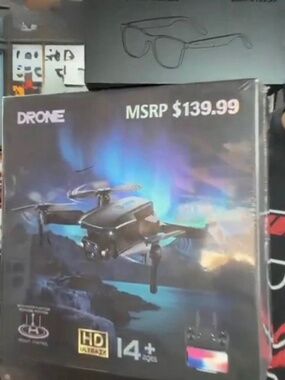 New in box drone and smart glasses